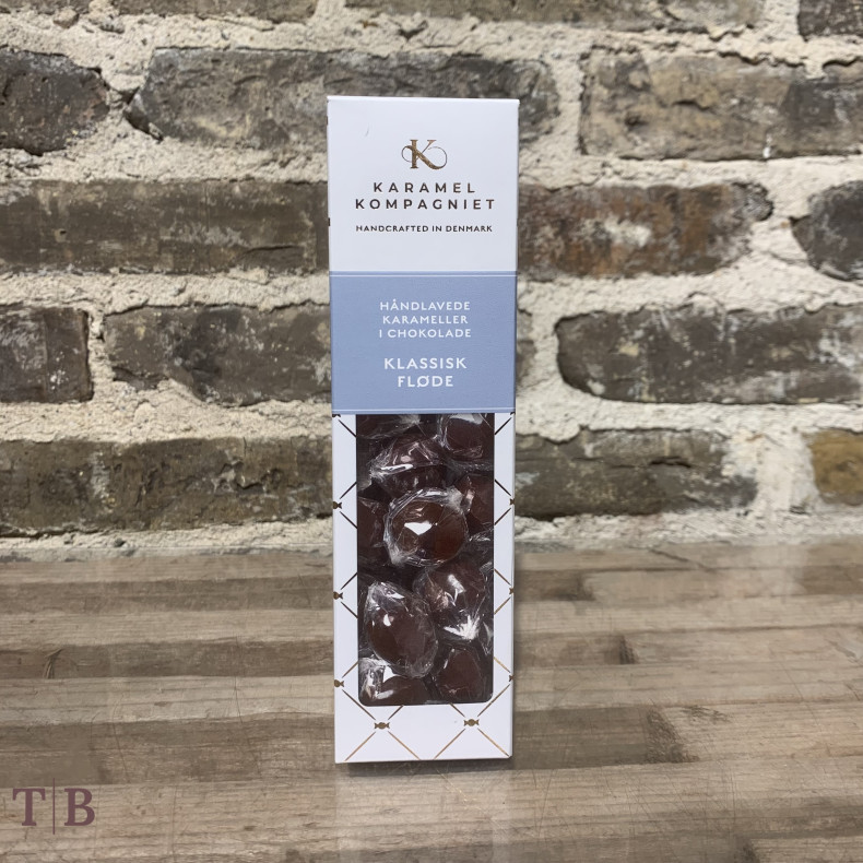 Hndlavede karameller i chokolade, klassisk flde